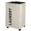 Wenko Wäschesammler Quadro beige 79 l
