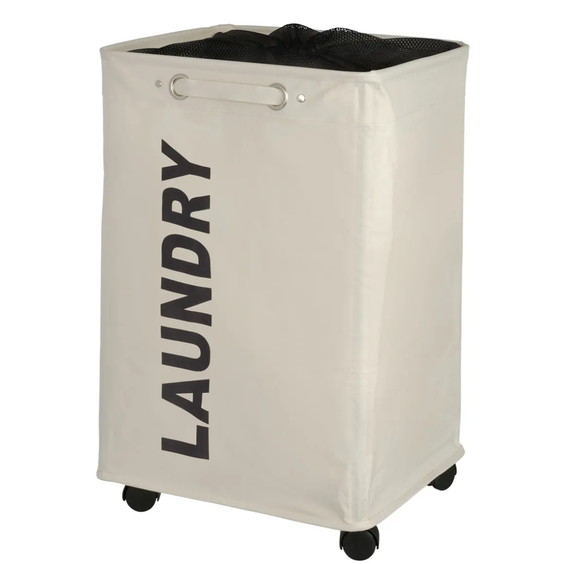 Wenko Wäschesammler Quadro beige 79 l