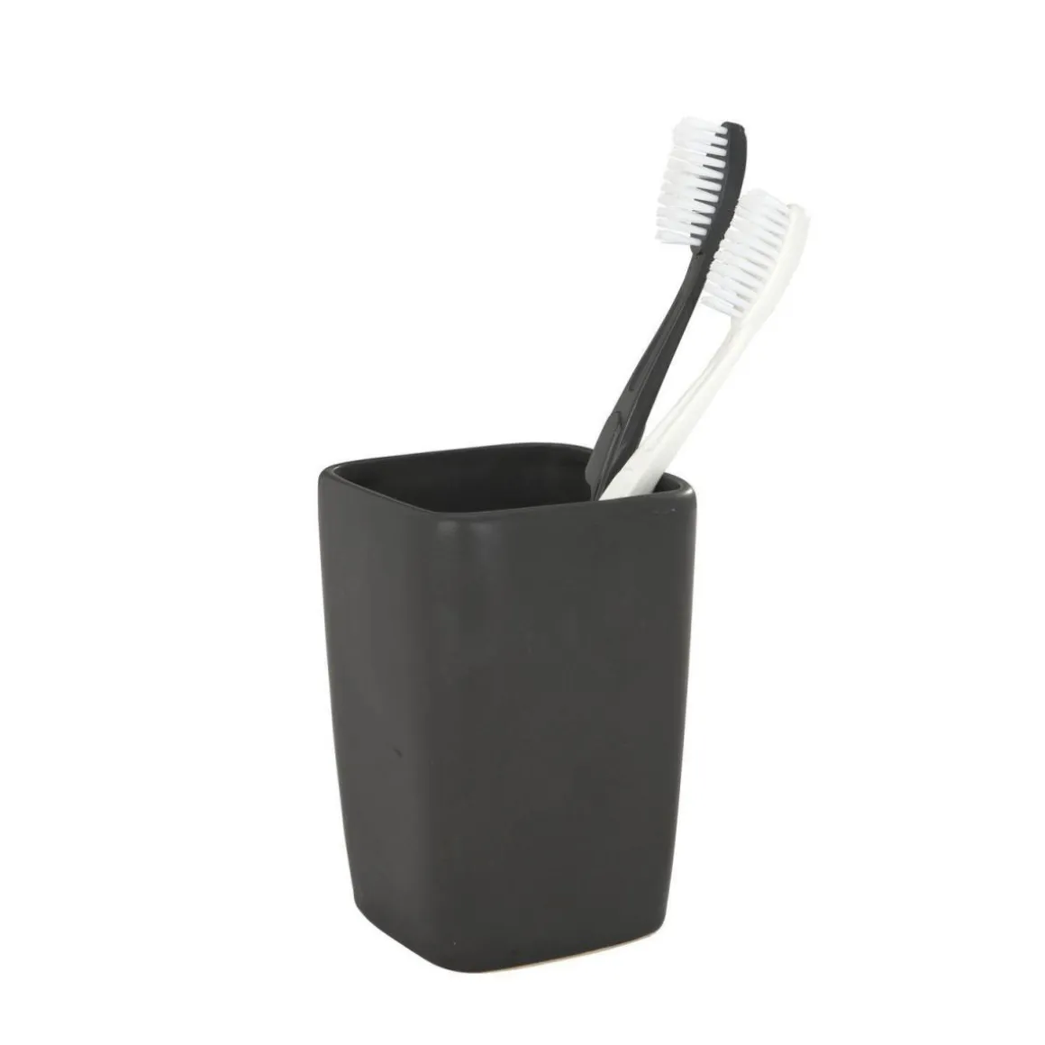Wenko Zahnputzbecher Faro schwarz