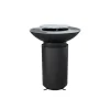 Westmann Feuerschale Feuerstelle inkl. Grillrost 75x75x94cm Schwarz