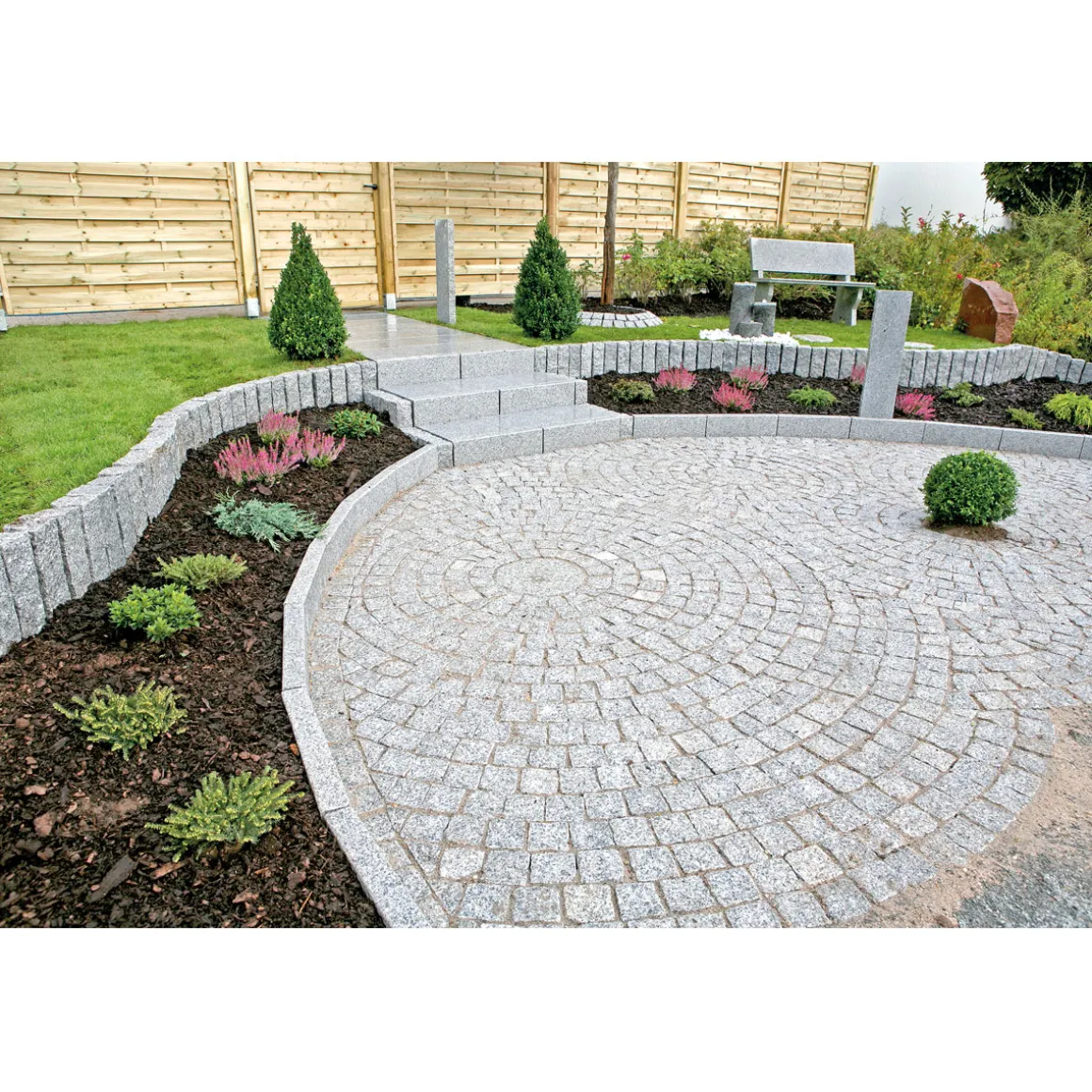 Wingart Granitpflaster granit grau 9 x 9 x 5 cm