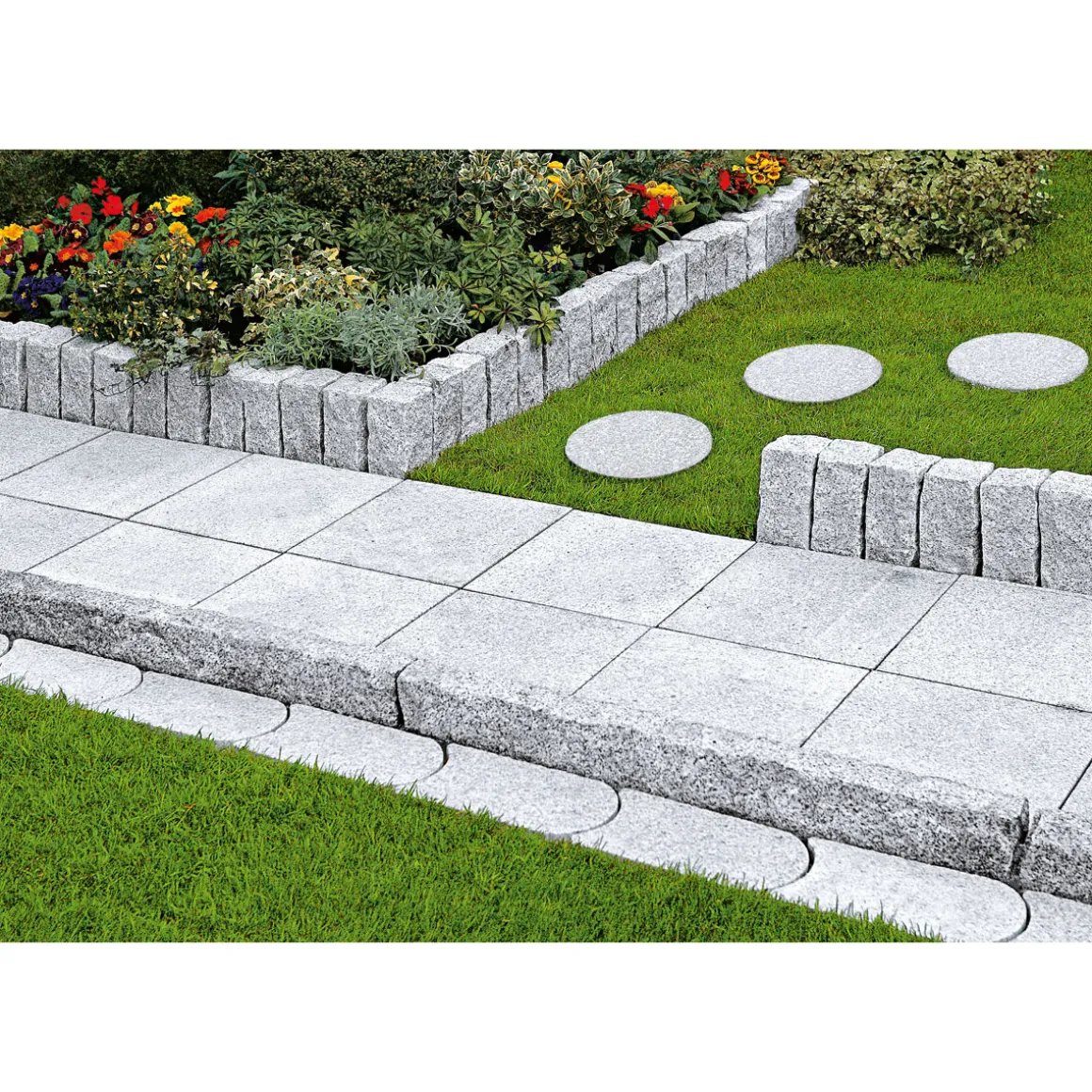 Wingart Granit-Palisade 10 x 25 x 8 cm