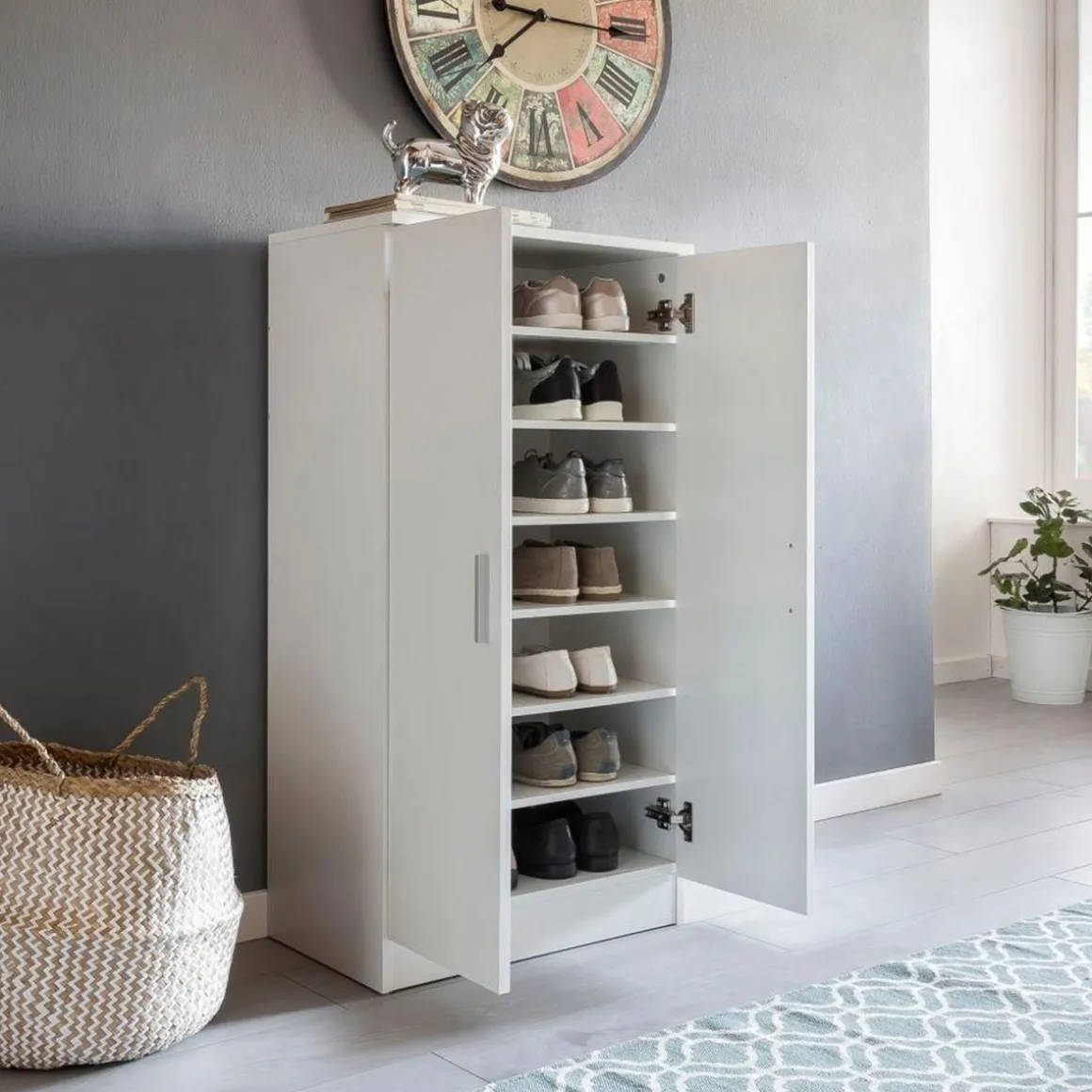 Wohnling Schuhschrank „Martin“, weiß