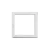 Wohnraumfenster Q 71 Premium Serie 3-Fach Verglasung90 x 135 weiß DR