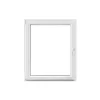 WohnraumfensterQ 71 Superior Serie 2-Fach Verglasung 100 x 50 weiß DR