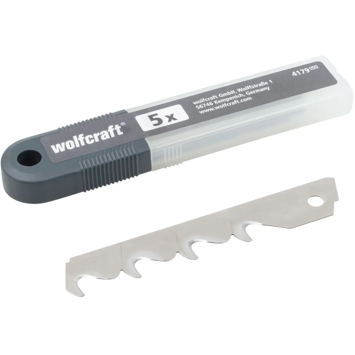 Wolfcraft 5 Haken-Abbrechklingen
