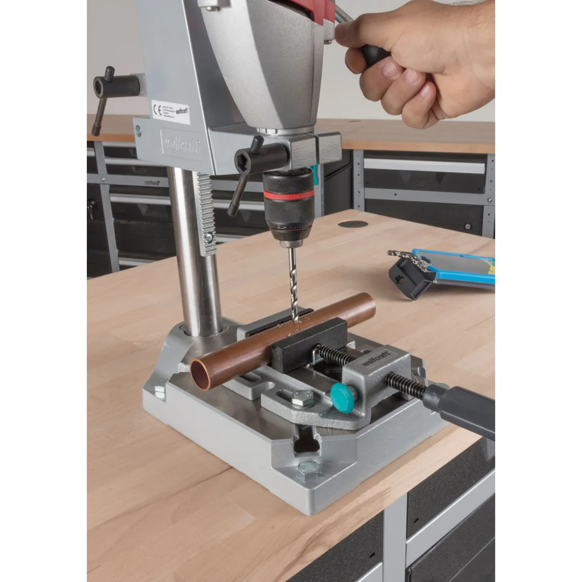 Wolfcraft Maschinenschraubstock