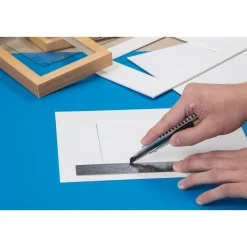 Wolfcraft Metall-Abbrechklingen-Messer 9 mm schwarze Klinge Profi-Sharp