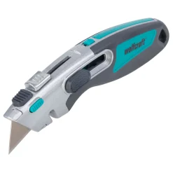 Wolfcraft Profi-Dual-Sicherheitsmesser mit Trapezklinge