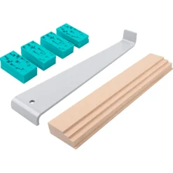 Wolfcraft Verlege-Set für Laminat Parkett Kork 22- teilig