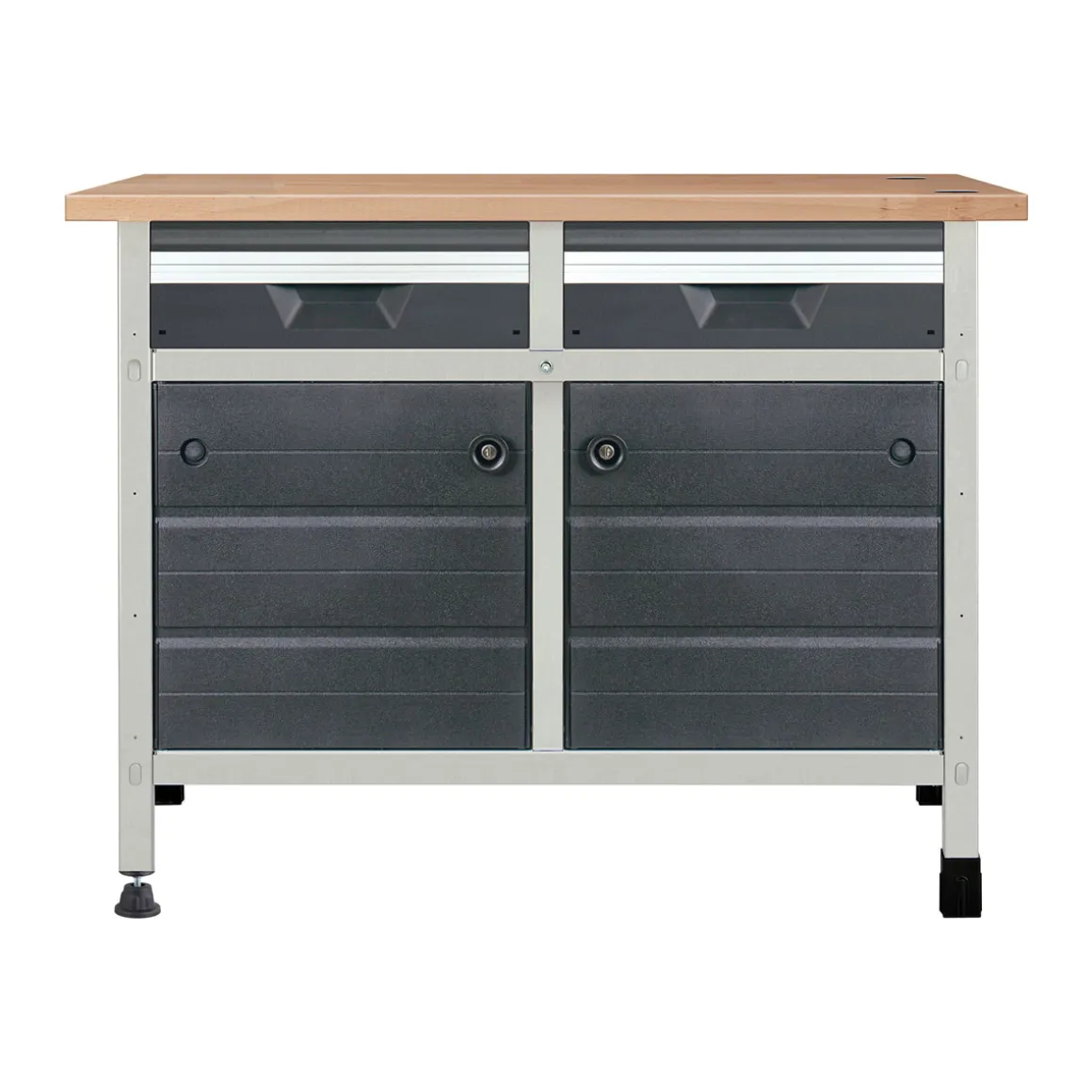 Wolfcraft Werkbank WWS620 mit 2 Schubladen