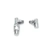 Ximax Heizkörper Zubehör Thermostatset Royal Eck-Ausführung 16 mm Chrom