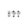 Ximax Heizkörper Zubehör Thermostatset für Mischbetrieb Eck-Ausführung 16 mm Chrom