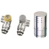 Ximax Heizkörper Zubehör Thermostatset Winkelform Typ SX Winkeleck 15 mm Chrom