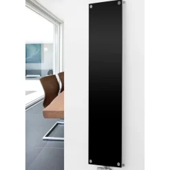 Ximax Raumheizkörper P1/G Duplex 1800 x 445 mm 1006 Watt Mittenanschluss Glas Schwarz