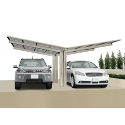 Ximax Carport Alu Linea 80 Y Edelstahl-Look
