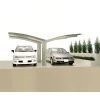 Ximax Carport Alu Portoforte 110 Y-Ausführung Edelstahl-Look