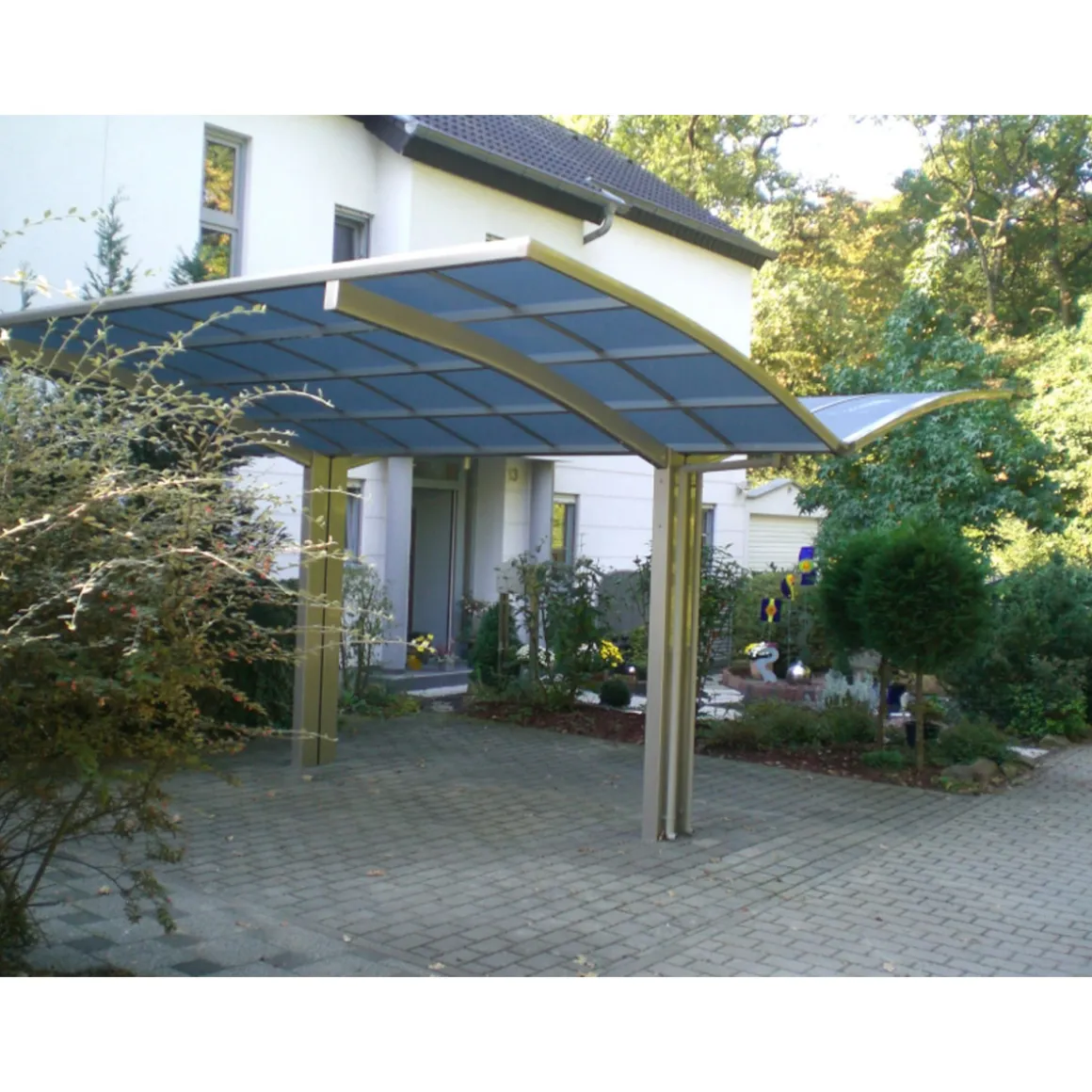 Ximax Carport Alu Portoforte 80 Y-Ausführung Mattbraun