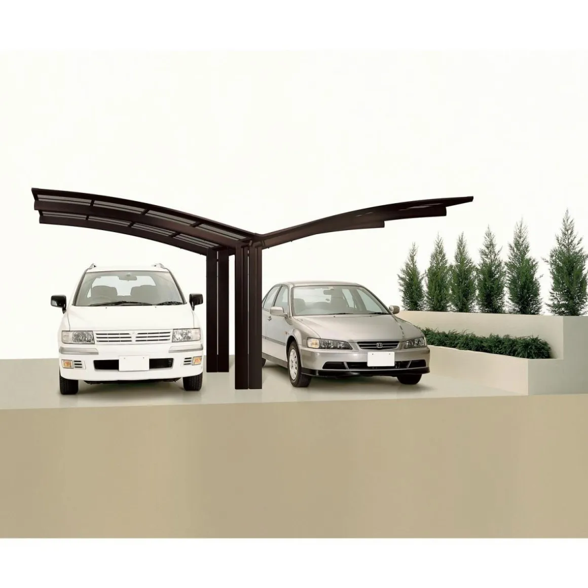 Ximax Carport Alu Portoforte 80 Schwarz Y-Ausführung