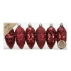 Zapfenset 9cm Morello Cherry Red