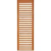 Zaunserie Aalborg Zwischenstück 60 x 180 cm Douglasie kirschbaumfarben lasiert