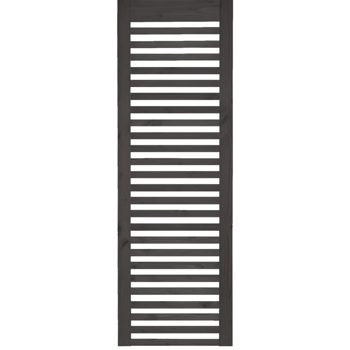 Zaunserie Aalborg Zwischenstück 60 x 180 cm Fichte anthrazit lasiert
