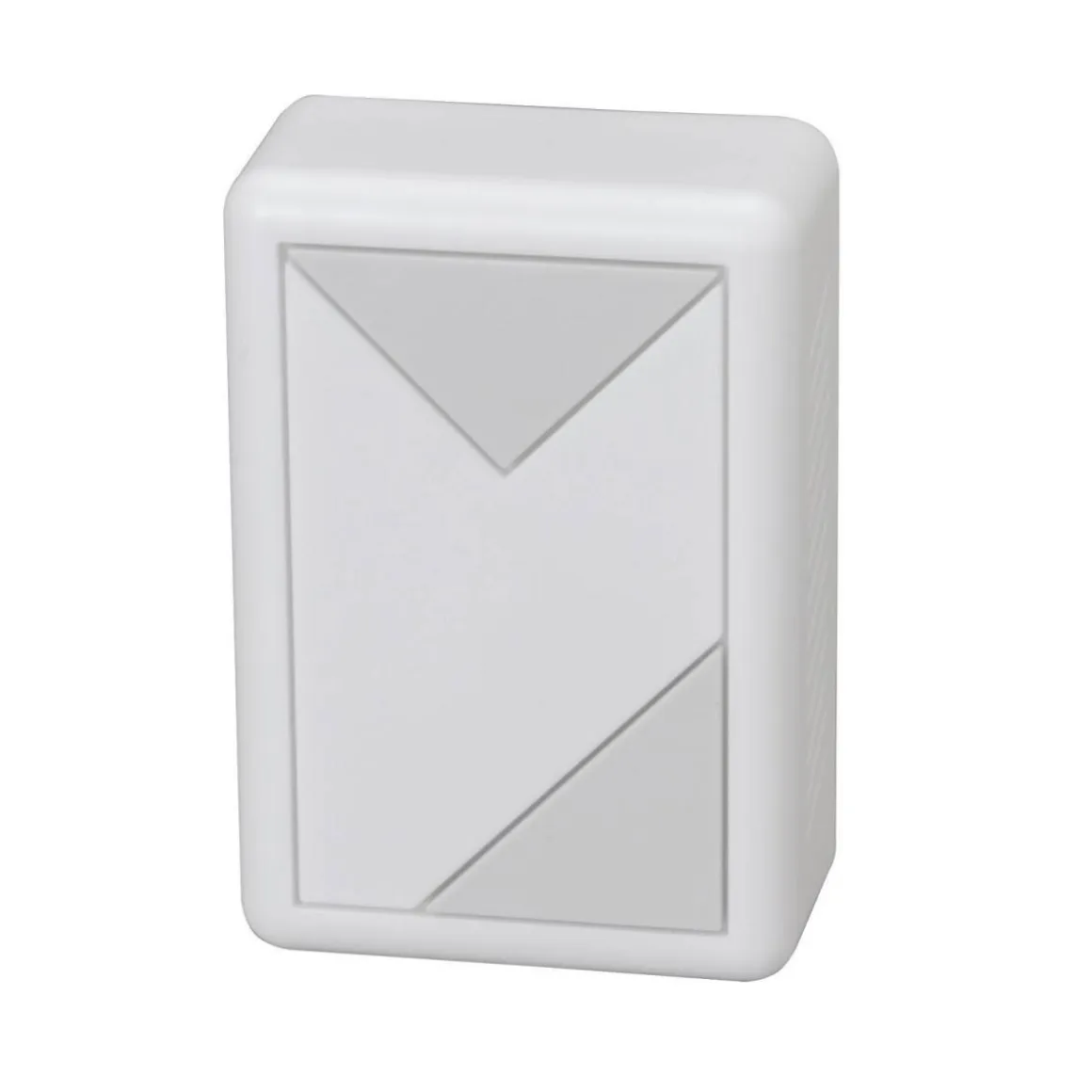 Zweiklang-Gong Prisma 118 x 80 x 23 mm grauweiß