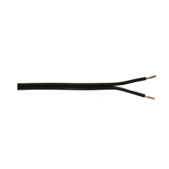 Zwillingsleitung XYFAZ 2 x 0,75 schwarz 20 m